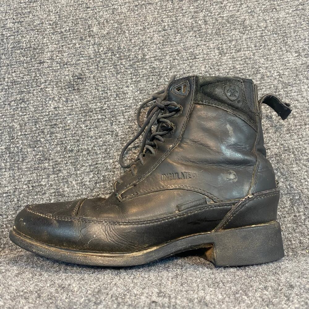Ariat Waterproof Leather 200g Insulated PADDOCK Riding Laced Boots Womens 5.5